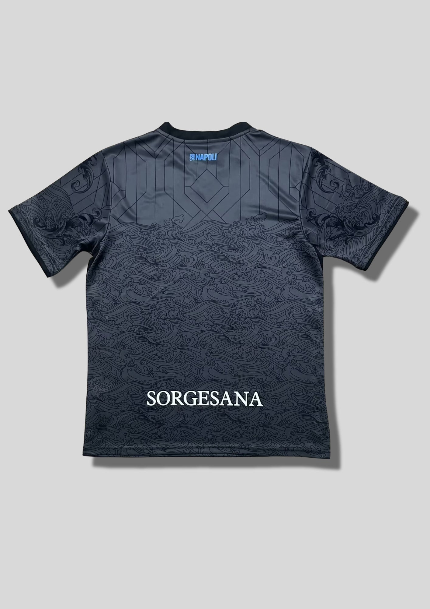 Naples "Samurai" Special Edition 23/24 - EA7 Anthracite & Bleu Azur (Motifs Japonais) GoalKits