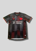 Maillot d'entraînement Leverkusen 24/25 - Noir & Rayures Pixelisées Rouges GoalKits
