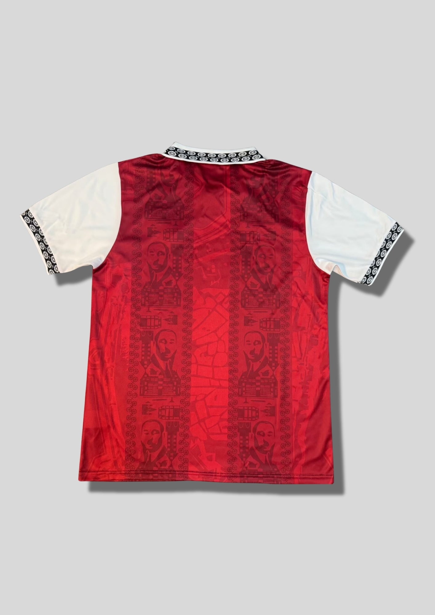 Maillot Mayence 05 Domicile 24/25 - Rouge & Motifs Graphiques Rétro GoalKits