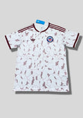 Maillot Adidas Chili 2026 Climacool – Édition Lifestyle Blanc & Bordeaux GoalKits