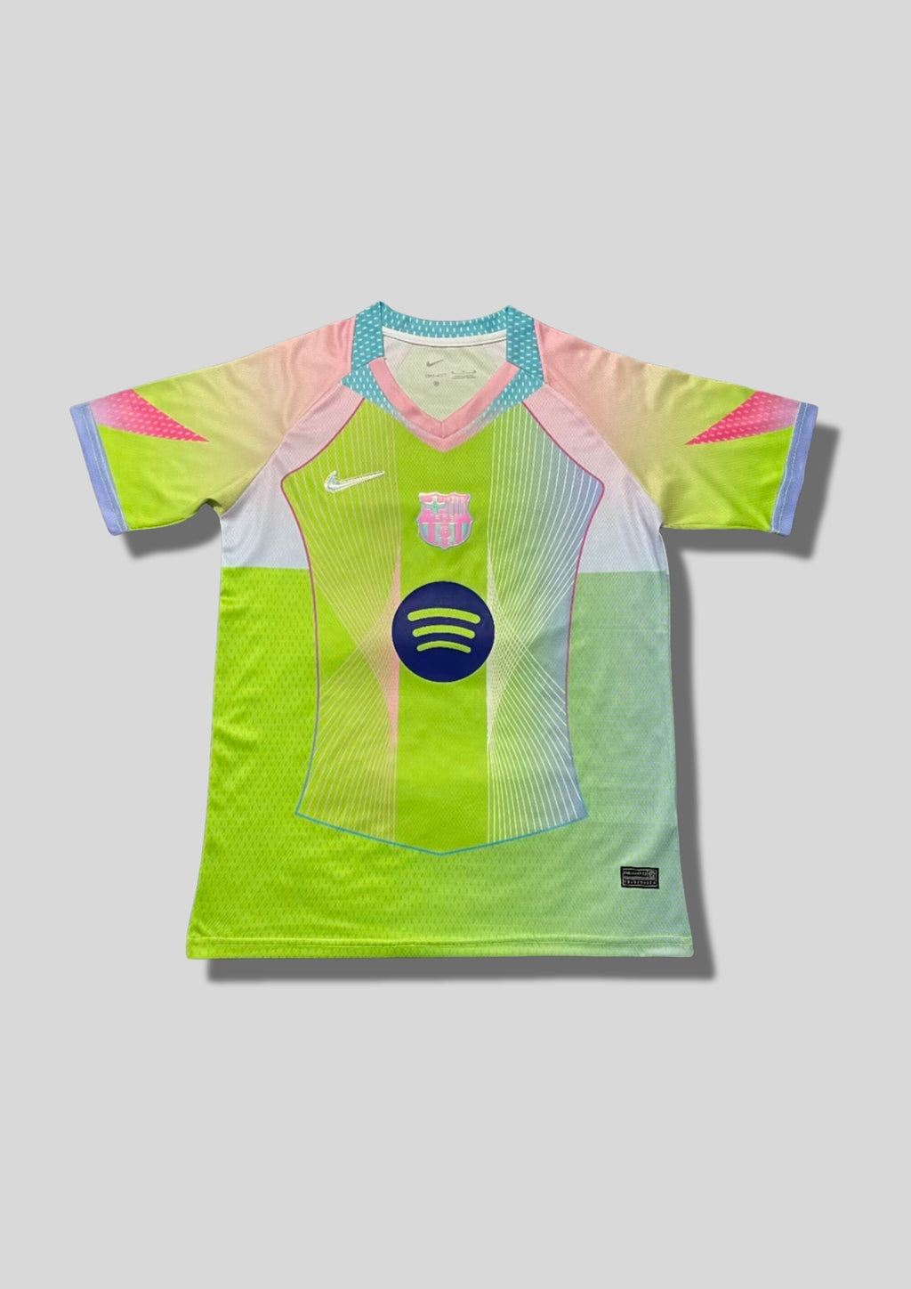 Maillot FC Barcelone Spécial – Édition "Neon Lime & Aurora" Spotify GoalKits