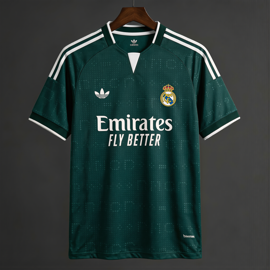 Maillot REAL MADRID Extérieur Homme Vert GoalKits